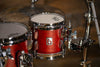 BRITISH DRUM COMPANY LEGEND SERIES 6 PIECE DRUM KIT, BUCKINGHAM SCARLETT - THE DRUMMERS REVIEW KIT! WATCH THE VIDEO