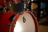 BRITISH DRUM COMPANY LEGEND SERIES 6 PIECE DRUM KIT, BUCKINGHAM SCARLETT - THE DRUMMERS REVIEW KIT! WATCH THE VIDEO