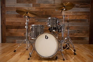 BRITISH DRUM COMPANY LEGEND SERIES 3 PIECE 18" BASS DRUM SHELL PACK, BIRCH SHELLS, CARNABY SLATE - SPECIAL CONFIGURATION