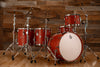 BRITISH DRUM COMPANY LEGEND SERIES 4 PIECE SHELL PACK, BUCKINGHAM SCARLETT - SPECIAL CONFIGURATION