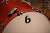 BRITISH DRUM COMPANY LEGEND SERIES 4 PIECE SHELL PACK, BUCKINGHAM SCARLETT - SPECIAL CONFIGURATION