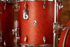 BRITISH DRUM COMPANY LEGEND SERIES 4 PIECE SHELL PACK, BUCKINGHAM SCARLETT - SPECIAL CONFIGURATION