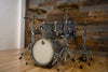 BRITISH DRUM COMPANY LEGEND SERIES 5 PIECE SHELL PACK WITH 18" BASS DRUM, BIRCH SHELLS, CARNABY SLATE - SPECIAL CONFIGURATION