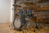 BRITISH DRUM COMPANY LEGEND SERIES 5 PIECE SHELL PACK WITH 16" BASS DRUM, BIRCH SHELLS, CARNABY SLATE - SPECIAL CONFIGURATION