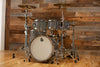 BRITISH DRUM COMPANY LEGEND SERIES 5 PIECE SHELL PACK WITH 20" BASS DRUM, BIRCH SHELLS, CARNABY SLATE - SPECIAL CONFIGURATION