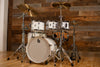 BRITISH DRUM COMPANY LEGEND SERIES 6 PIECE SHELL PACK, 20" BASS DRUM, PICCADILLY WHITE - SPECIAL CONFIGURATION
