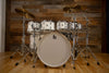 BRITISH DRUM COMPANY LEGEND SERIES 8 PIECE SHELL PACK, BIRCH SHELLS, PICCADILLY WHITE - SPECIAL CONFIGURATION