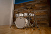 BRITISH DRUM COMPANY LEGEND SERIES 8 PIECE SHELL PACK, BIRCH SHELLS, PICCADILLY WHITE - SPECIAL CONFIGURATION