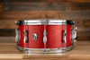 BRITISH DRUM COMPANY 14 X 6.5 LEGEND SERIES SNARE DRUM, BUCKINGHAM SCARLETT