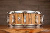 BRITISH DRUM COMPANY 14 X 5.5 LEGEND SE SNARE DRUM, SPALTED BEECH