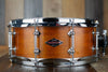 CRAVIOTTO CUSTOM SHOP 14 X 5.5 SOLID SHELL MAHOGANY SNARE DRUM, SIGNED BY JOHNNY CRAVIOTTO 2009 (PRE-LOVED)