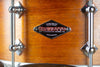 CRAVIOTTO CUSTOM SHOP 14 X 5.5 SOLID SHELL MAHOGANY SNARE DRUM, SIGNED BY JOHNNY CRAVIOTTO 2009 (PRE-LOVED)