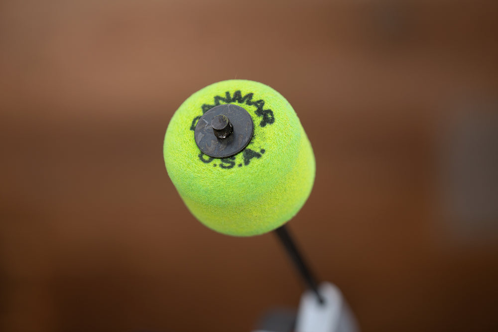 DANMAR COLOR KICK GREEN FELT BLACK SHAFT BASS DRUM BEATER Drumazon