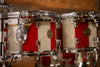 DDRUM DIOS AFRICAN BUBINGA DRUM KIT RED/SILVER SPARKLE STRIPE (PRE-LOVED)