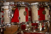 DDRUM DIOS AFRICAN BUBINGA DRUM KIT RED/SILVER SPARKLE STRIPE (PRE-LOVED)