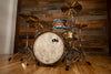 DS REBEL CUSTOM SHOP ALL MAHOGANY 3 PIECE DRUM KIT, SURF DUCO SOLID SATIN
