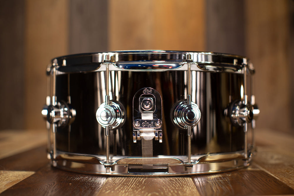 DW Collector's Series Metal Snare Drum - 6.5 x 14 inch - Black