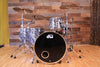 DW (DRUM WORKSHOP) COLLECTORS SERIES 4 PIECE DRUM KIT, TWISTED BLACK OYSTER (PRE-LOVED)
