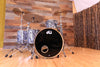 DW (DRUM WORKSHOP) COLLECTORS SERIES 4 PIECE DRUM KIT, TWISTED BLACK OYSTER (PRE-LOVED)