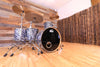 DW (DRUM WORKSHOP) COLLECTORS SERIES 4 PIECE DRUM KIT, TWISTED BLACK OYSTER (PRE-LOVED)