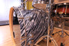 DW (DRUM WORKSHOP) COLLECTORS SERIES 4 PIECE DRUM KIT, TWISTED BLACK OYSTER (PRE-LOVED)