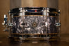 DW 12 X 7 COLLECTORS SPECIALITY EDGE BRASS / MAPLE SNARE DRUM, GREY MARINE FINISH PLY (PRE-LOVED)