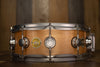 DW 14 X 5.5 COLLECTORS SPECIALITY SOLID SHELL MAPLE SNARE DRUM, NATURAL SATIN OIL, SATIN HARDWARE (PRE-LOVED)