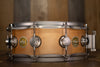 DW 14 X 5.5 COLLECTORS SPECIALITY SOLID SHELL MAPLE SNARE DRUM, NATURAL SATIN OIL, SATIN HARDWARE (PRE-LOVED)