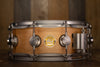 DW 14 X 5.5 COLLECTORS SPECIALITY SOLID SHELL MAPLE SNARE DRUM, NATURAL SATIN OIL, SATIN HARDWARE (PRE-LOVED)