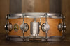 DW 14 X 5.5 COLLECTORS SPECIALITY SOLID SHELL MAPLE SNARE DRUM, NATURAL SATIN OIL, SATIN HARDWARE (PRE-LOVED)