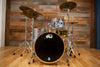 DW COLLECTORS SERIES 3 PIECE DRUM KIT, GREY MARINE FINISH PLY, (PRE-LOVED)