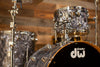 DW COLLECTORS SERIES 3 PIECE DRUM KIT, GREY MARINE FINISH PLY, (PRE-LOVED)