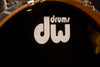 DW COLLECTORS SERIES 3 PIECE DRUM KIT, GREY MARINE FINISH PLY, (PRE-LOVED)