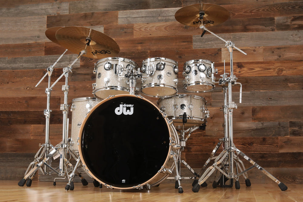 dw drum set double bass