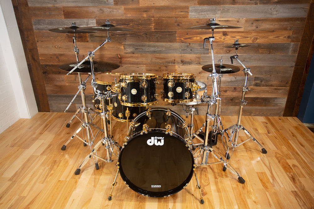 DW Drum Workshop Collectors Series Stainless Steel 5 Pc. Drum Set Kit with  Nickel Hardware $5299.99