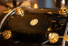 DW (DRUM WORKSHOP) COLLECTORS SERIES, 5 PIECE DRUM KIT, BLACK MIRRA SPECIALITY LACQUER, 24K GOLD FITTINGS (PRE-LOVED)