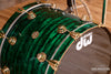 DW (DRUM WORKSHOP) COLLECTORS SERIES II, 3 PIECE DRUM KIT, EMERALD ONYX, GOLD FITTINGS, (PRE-LOVED)