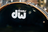 DW COLLECTORS SERIES MAPLE / MAHOGANY HYBRID 6 PIECE DRUM KIT, BLACK ICE FINISH PLY (PRE-LOVED)