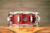 DW DRUM WORKSHOP 14 X 5.5 PERFORMANCE SERIES MAPLE SNARE DRUM, CANDY RED (PRE-LOVED)
