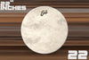 EVANS CALFTONE BASS DRUM HEAD (SIZES 16" TO 26")