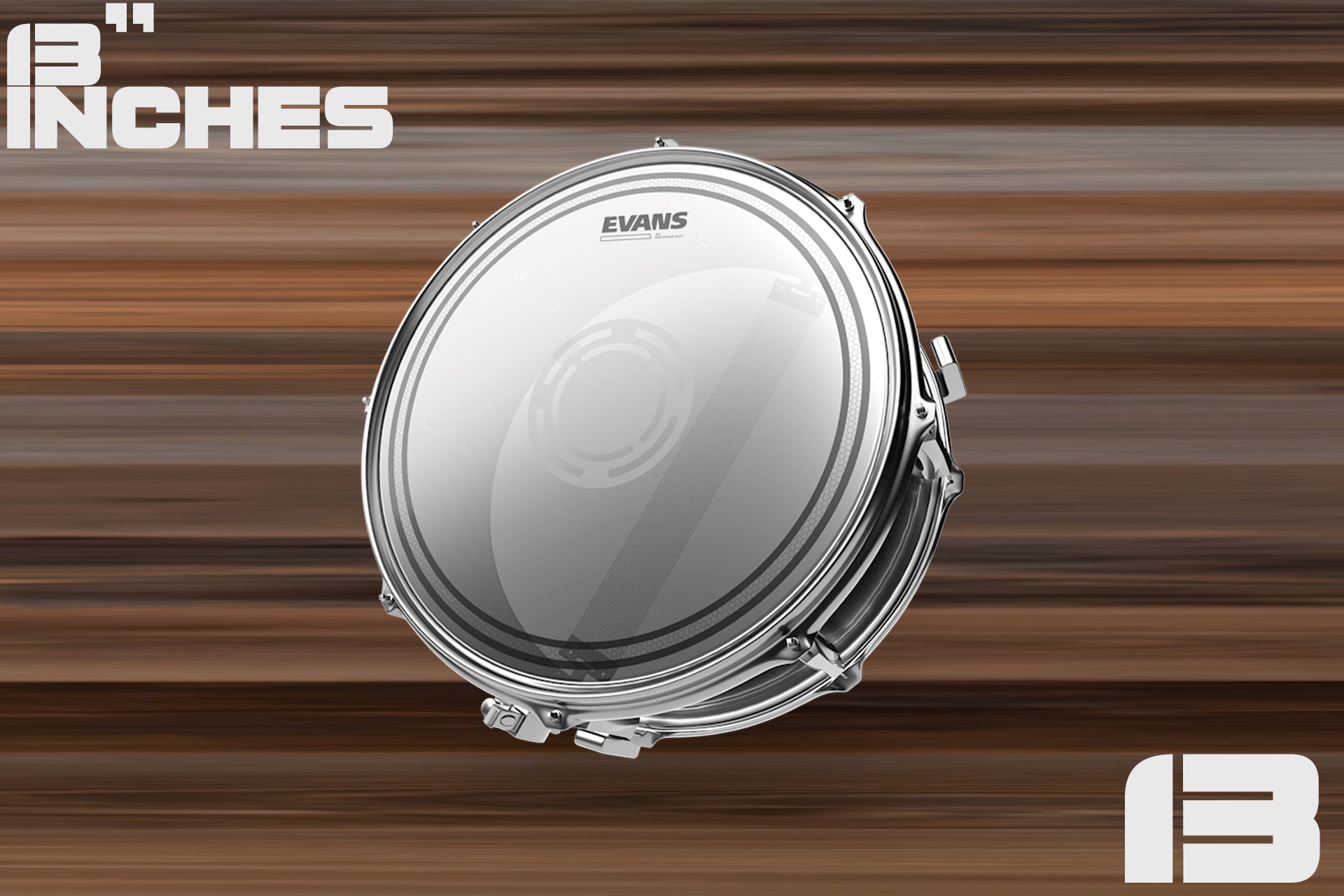 EVANS EC REVERSE DOT SNARE BATTER DRUM HEAD SIZES 10 TO 14 Drumazon