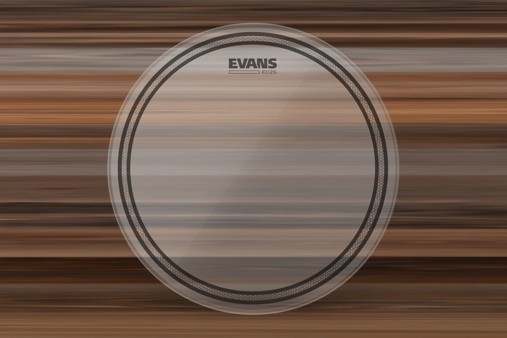 Evans ec2 clear discount drum head