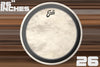 EVANS EMAD CALFTONE BASS DRUM BATTER DRUM HEAD (SIZES 16" TO 26")