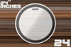 EVANS EMAD HEAVYWEIGHT CLEAR BASS BATTER DRUM HEAD (SIZES 18" TO 26")