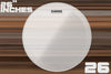 EVANS EQ4 CLEAR BASS DRUM BATTER HEAD (SIZES 16" TO 26")
