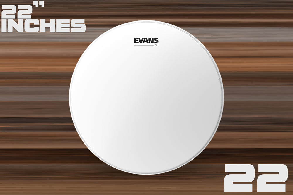 Evans g1 resonant drum on sale heads