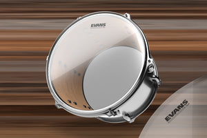 EVANS G2 CLEAR TOM BATTER DRUM HEAD (SIZES 6" TO 20")