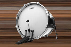 EVANS G2 COATED BASS DRUM BATTER HEAD (SIZES 20" TO 22")