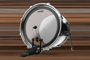 EVANS GMAD CLEAR BASS BATTER DRUM HEAD (SIZES 18" TO 26")