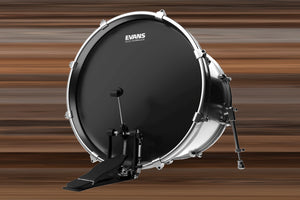 EVANS HYDRAULIC BLACK 22" BASS DRUM BATTER HEAD